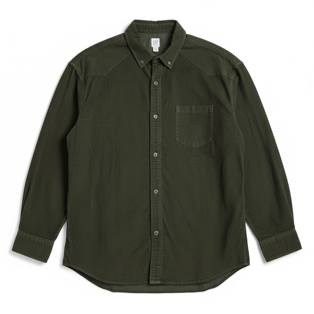 NWT GAP Kids Corduroy Button Down Shirt Casual Fall Winter Warm‎ Classic